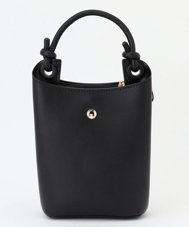 LA BAGAGERIE 【maison vert】 【多収納】ノットデザインポシェット ブラック