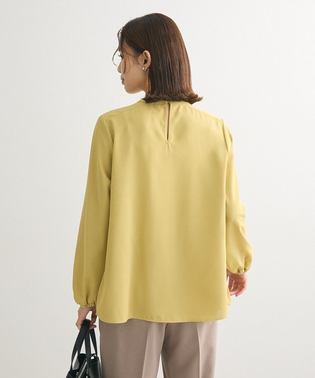 Green Parks 消しプリーツブラウス Yellow