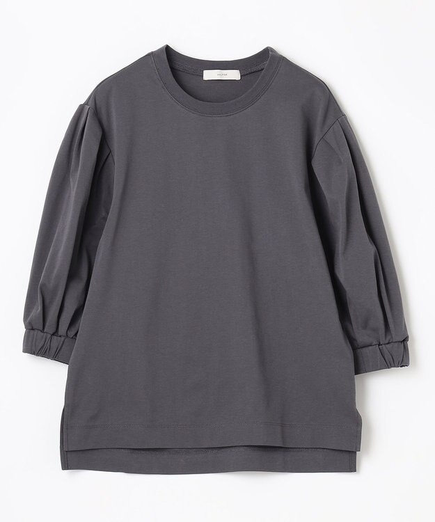 ANY 【洗濯機可・UVケア】ビューティベーシックタックスリーブ Tシャツ チャコール