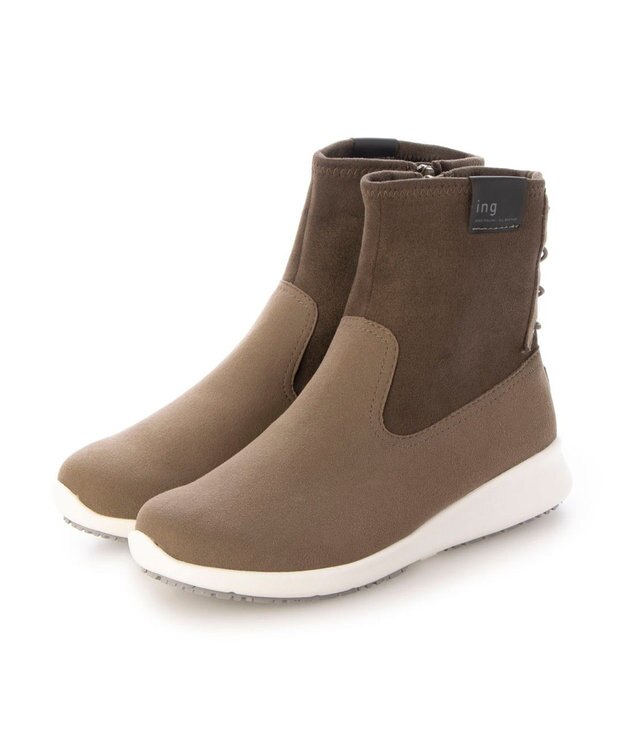 ing <ing>ストレッチスニーカーブーツ オーク