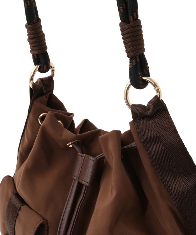 Green Parks ａｎｄｍｉｋｋａ．マルチウェイポケットリュック Brown