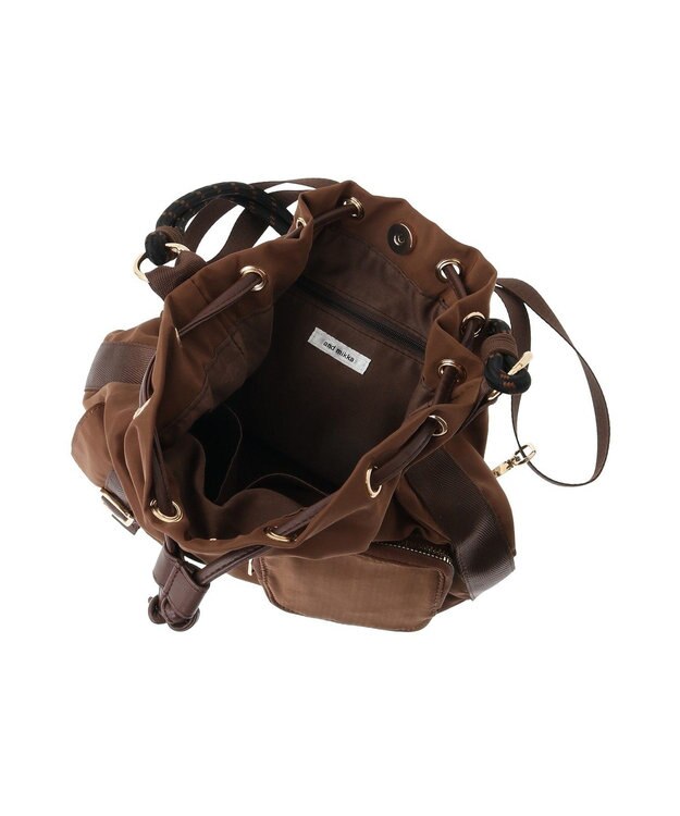 Green Parks ａｎｄｍｉｋｋａ．マルチウェイポケットリュック Brown