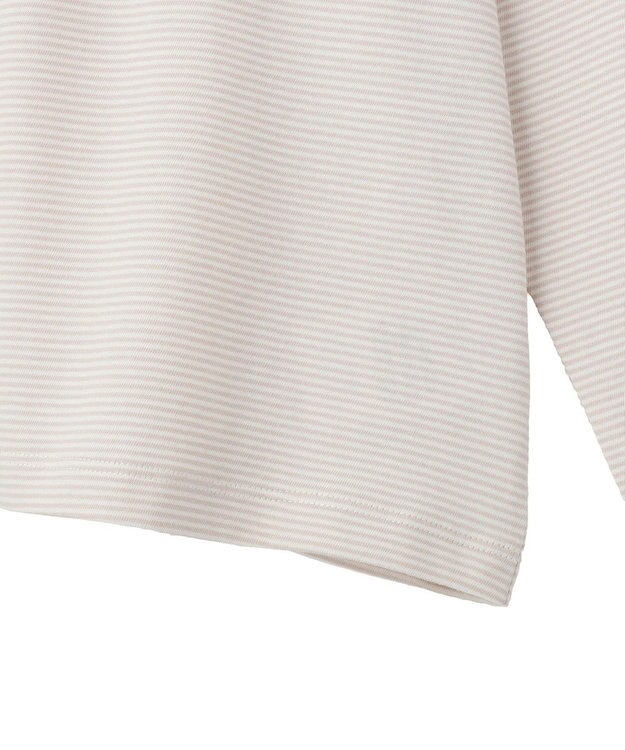 AMERICAN HOLIC シアーカラーボーダープルオーバー Light Gray