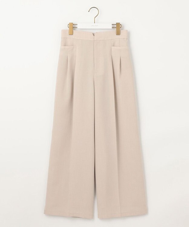 ANY SIS S 【接触冷感・速乾・UVカット・洗える】スイートクール ワイドパンツ ライトベージュ