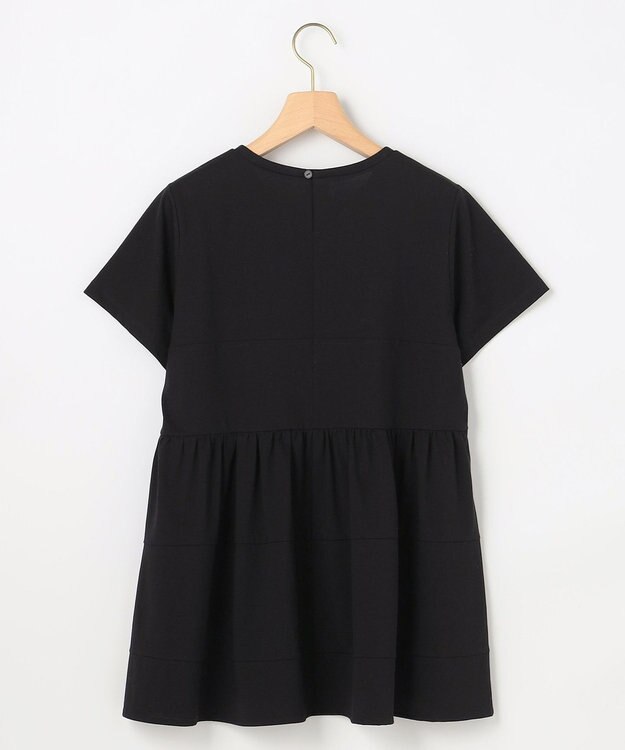 組曲 【WEB限定】ビスチェ風ティアードTシャツ ブラック系