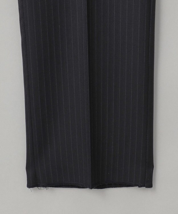 GOTAIRIKU 横に伸びる【TasmaniaWool/タマニアウール】ストレッチ スーツ（ブラックストライプ） ブラック系1