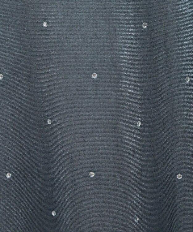 Green Parks ラインストーンハイネックトップス Blue