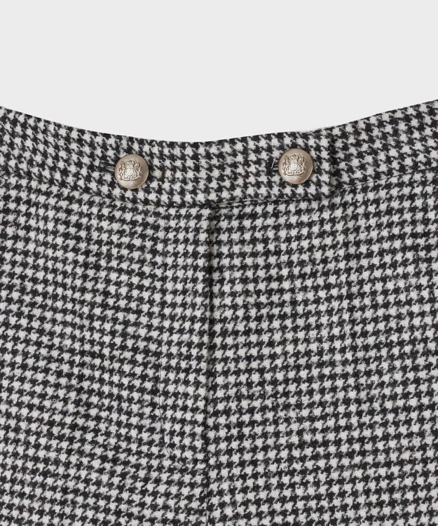 GRACE CONTINENTAL 千鳥ウールハーフパンツ ブラック