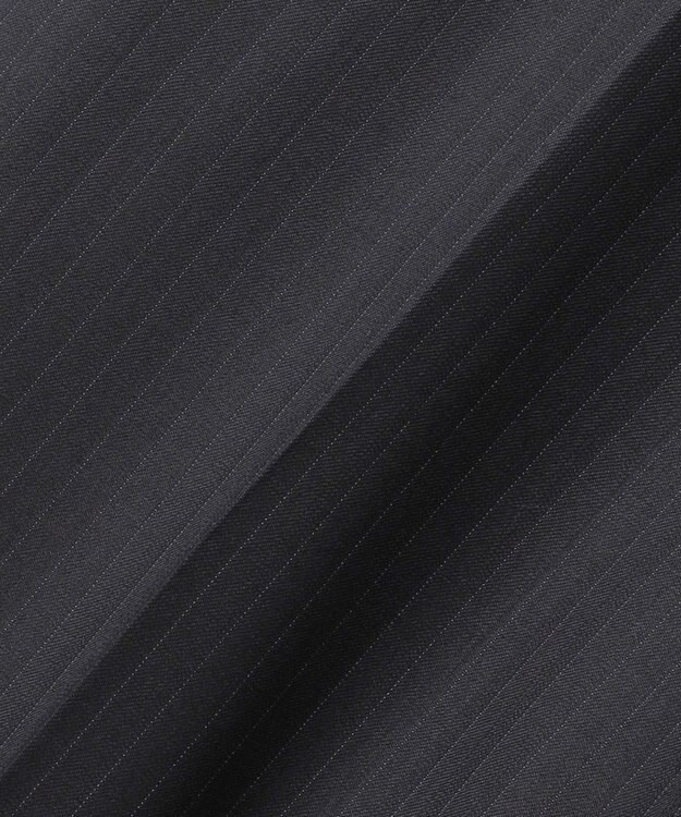 GOTAIRIKU 横に伸びる【TasmaniaWool/タマニアウール】ストレッチ スーツ（ブラックストライプ） ブラック系1