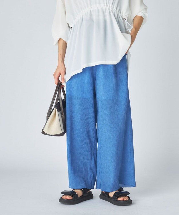 OP／FILA 【Ocean Pacific】水陸両用ロングパンツ ブルー