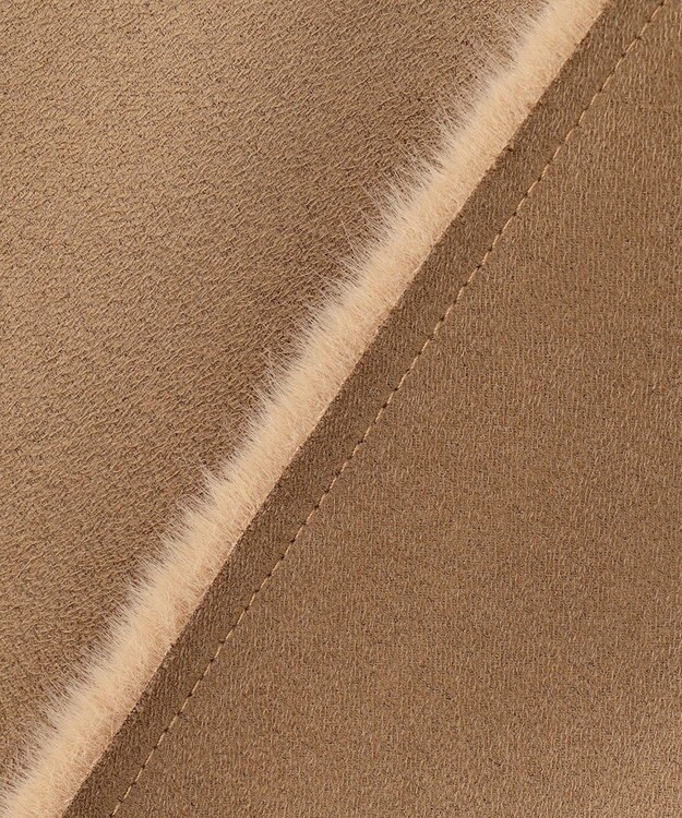 ANY SIS Luxuryフェイクムートン コート キャメル