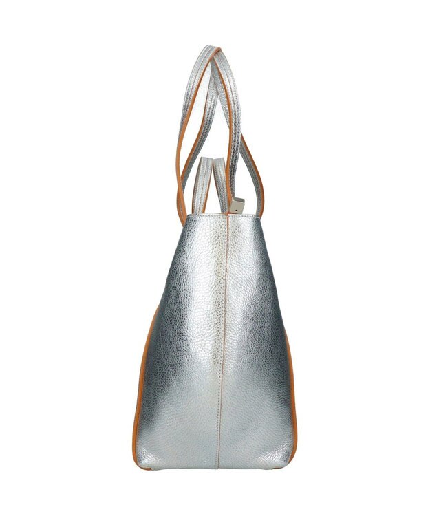 INTER-CHAUSSURES 【RIPANI】A4対応ダブルハンドルトート シルバー