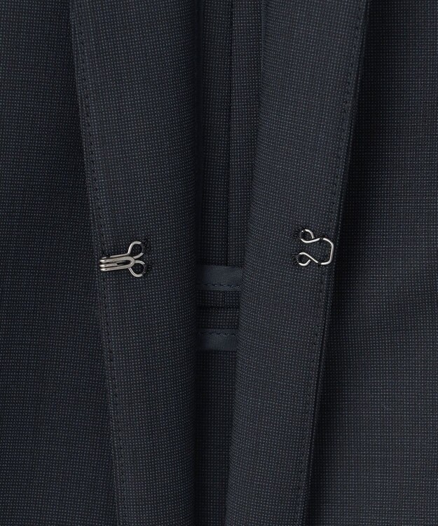 J.PRESS LADIES L 【セットアップ対応】BAHARIYE1 ノーカラー ジャケット ネイビー系