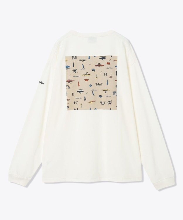 Columbia Columbia/ レイクトゥアベニューグラフィックロングスリーブTシャツ /コロンビア Sea Salt