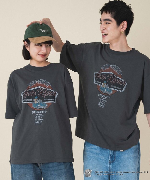 WEGO 【新柄追加/ユニセックス着用アイテム/SMLサイズ展開】TOMandJERRYグラフィックT（S） 柄4