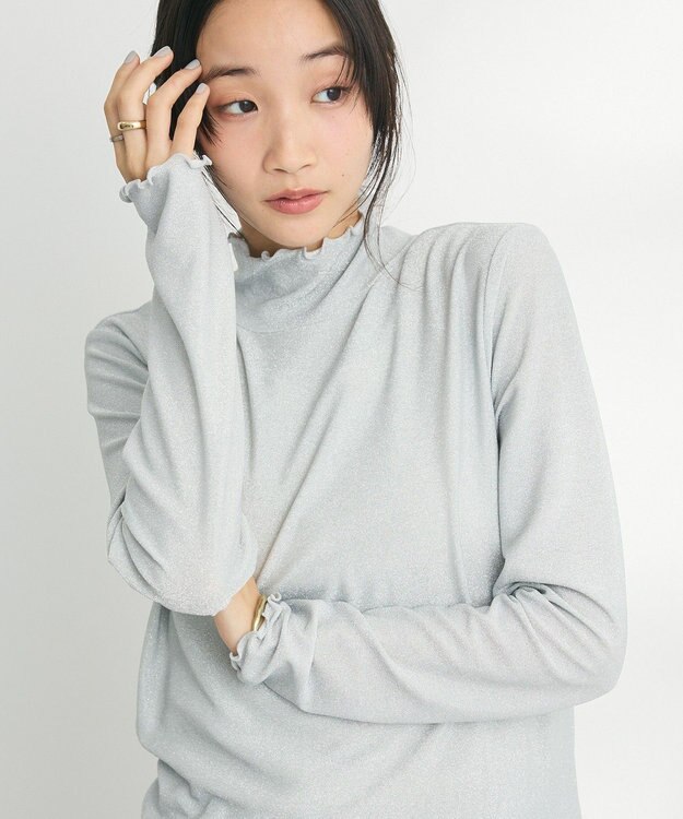 CRAFT STANDARD BOUTIQUE ラメチュールトップスインナー Silver