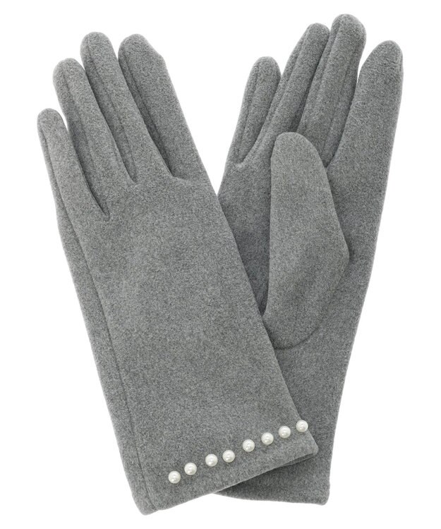 Green Parks ・パール付きグローブ Gray
