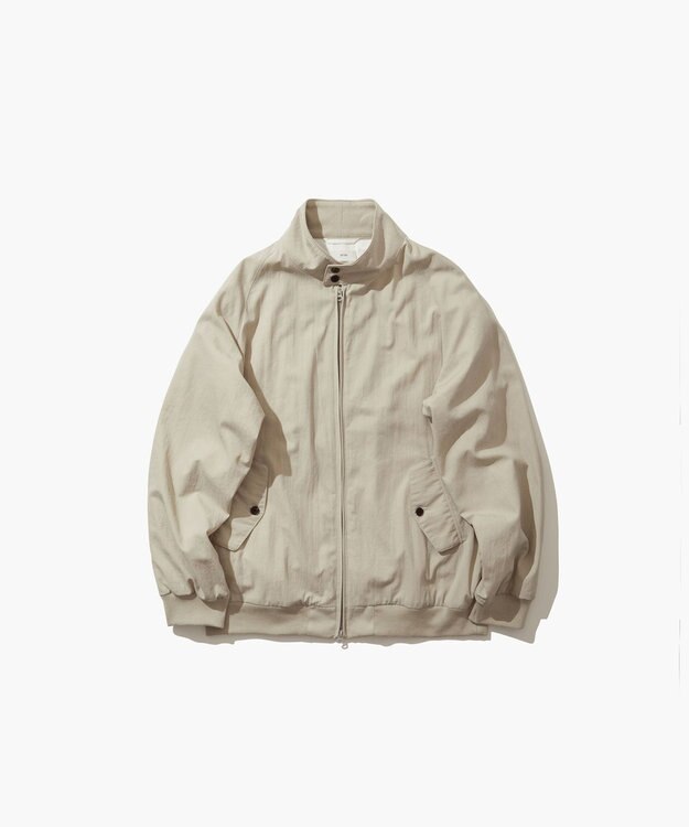 ATON HIGH TWIST NYLON | ハリントンジャケット - UNISEX BEIGE