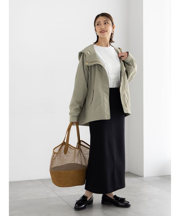 Te chichi エンブロイダリーロゴTシャツ アイボリー