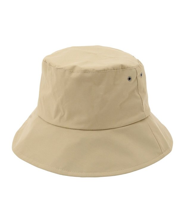 MOONBAT 【WEB限定/遮光/撥水】POLO RALPH LAUREN 晴雨兼用 バケットハット ／つば遮光生地 レインハット あご紐 キャメル