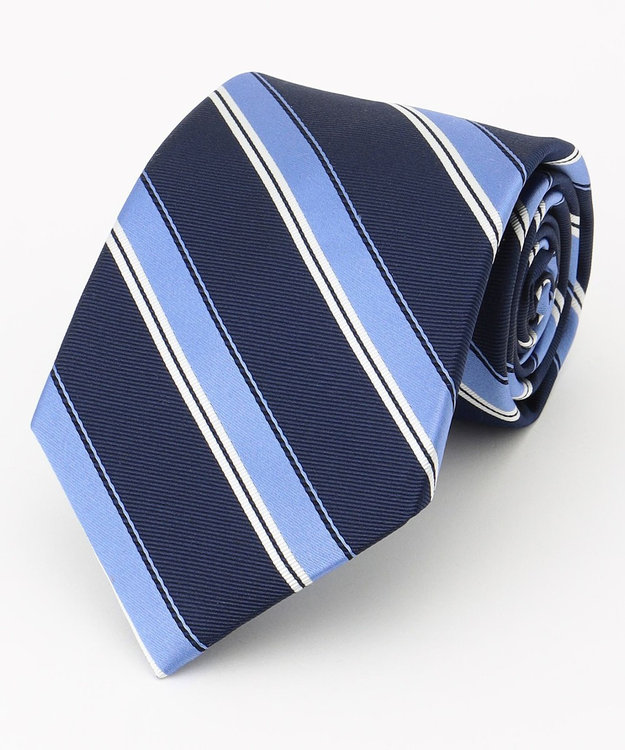 J.PRESS MEN 【フレッシャーズにもおすすめ】レジメンタル ネクタイ ネイビー系2