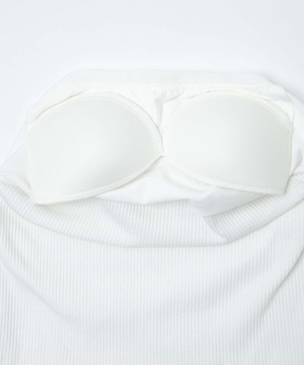 WEGO 【カップ付き】なちゅ盛れカップイン2ストラップキャミ ホワイト