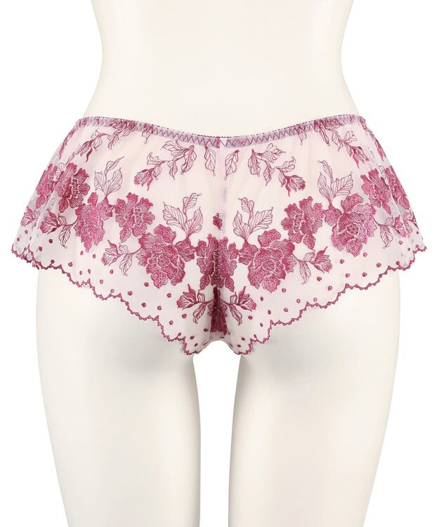 San-ai Resort（三愛水着楽園） エレガントコレクション  【2412】 デザインバックレースショーツ ピンク