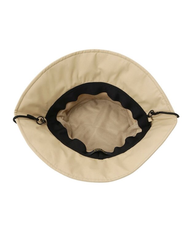 MOONBAT 【WEB限定/遮光/撥水】POLO RALPH LAUREN 晴雨兼用 バケットハット ／つば遮光生地 レインハット あご紐 キャメル