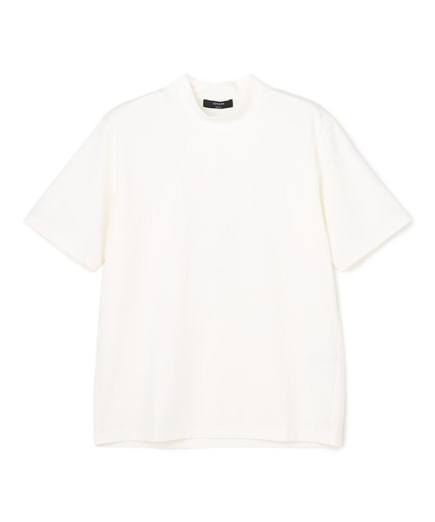 JOSEPH HOMME 新色追加【機能素材】ハイゲージベアスムース　モックネックＴシャツ ホワイト系