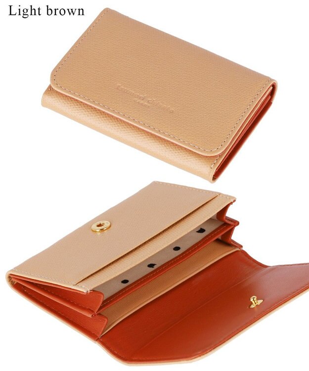 tsumori chisato CARRY トリロジー 名刺入れ イタリアンレザー 日本製 ライトブラウン