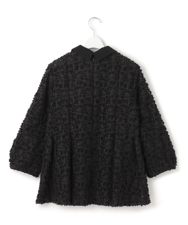 23区 L 【VERYコラボ】ボタニカル カットジャカード ブラウス ブラック系