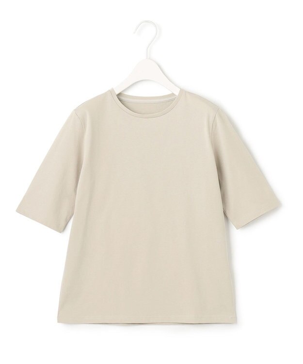 ICB L 【洗える】 ベーシック Tシャツ ライトオリーブ系