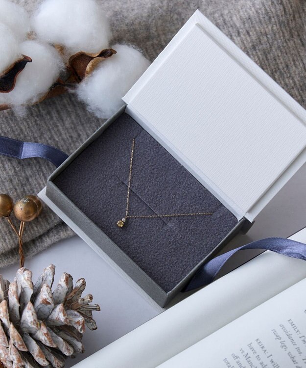 Phoebe 【K10】ジュエルラックネックレス　シトリン/11月誕生石/天然石/全長:40cm