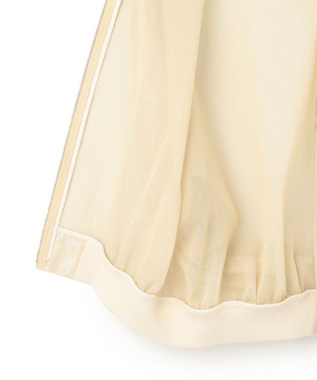 NAVE 【Nave・シアー素材】ラメボイル ブルゾン アイボリー系