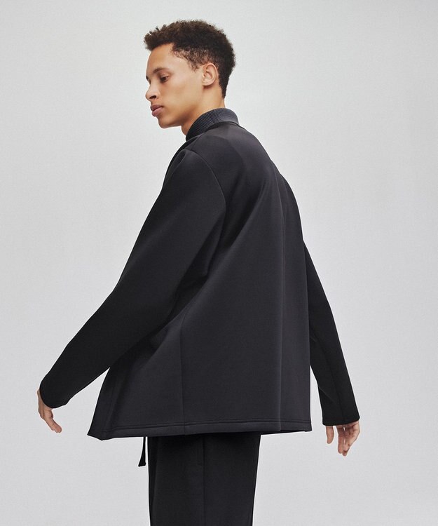 UNFILO MENS BEAUTY FORM JERSEY 着流しカーディガン ブラック