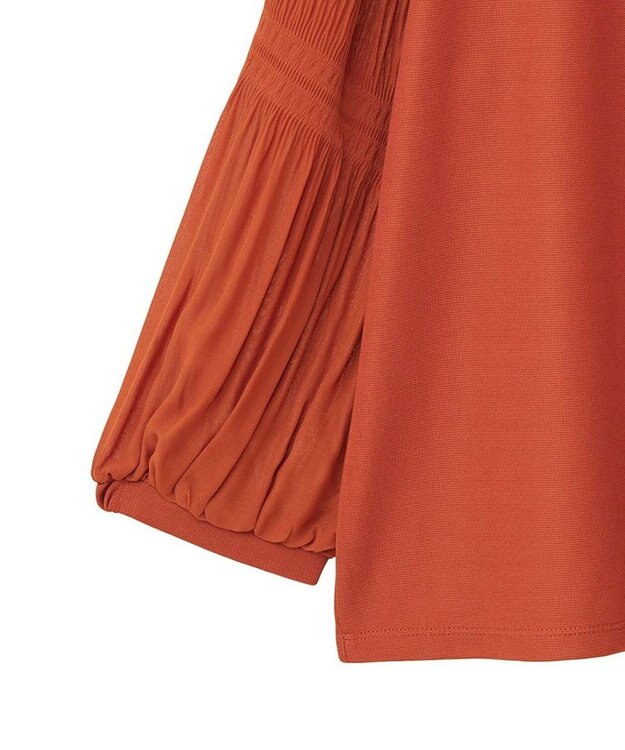 Green Parks マジョリカ袖カットプルオーバー Terracotta