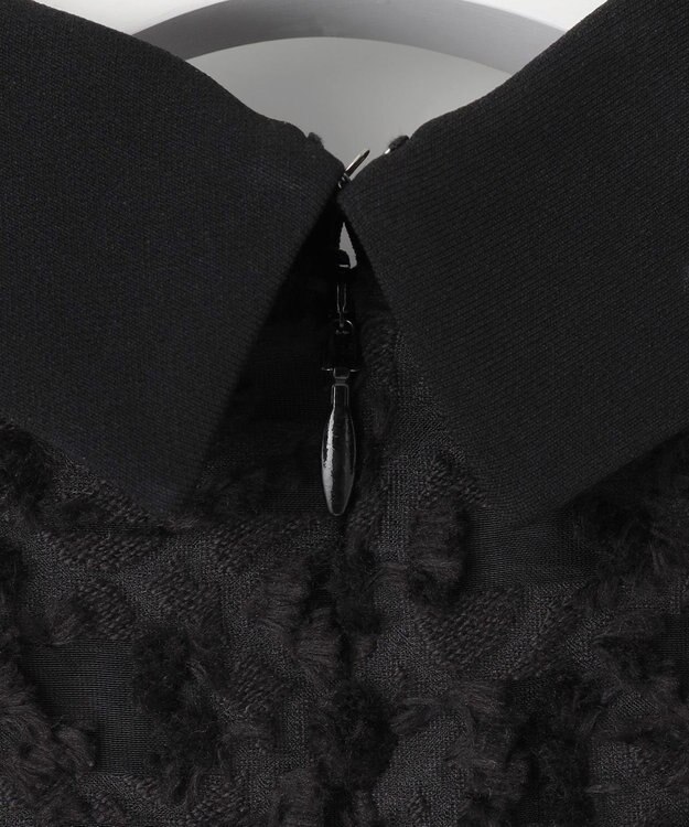 23区 L 【VERYコラボ】ボタニカル カットジャカード ブラウス ブラック系