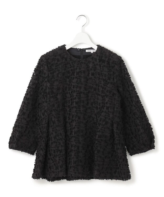 23区 L 【VERYコラボ】ボタニカル カットジャカード ブラウス ブラック系