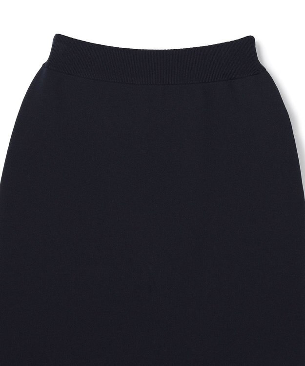 UNFILO BEAUTY FORM KNIT ペプラムセットアップ ネイビー