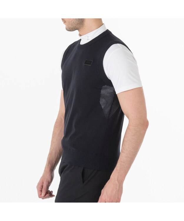 ZERO HALLIBURTON ニットベスト ソロテックス ZHG-A4S11A 82825 ゴルフウェア ネイビー