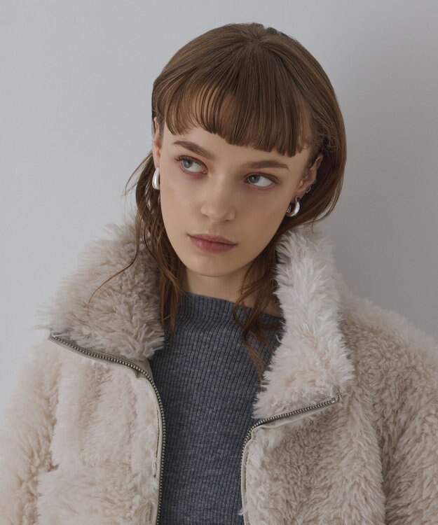 GRACE CONTINENTAL URBANCODE スタンドカラーコート ホワイト