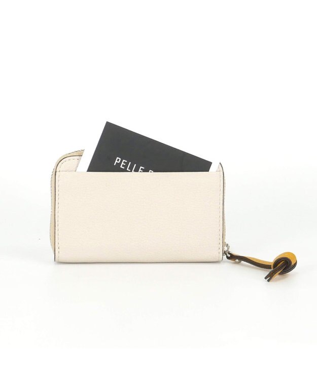 PELLE BORSA コンパクト財布 Very Goods ベリーグッズ 7203 アイボリー