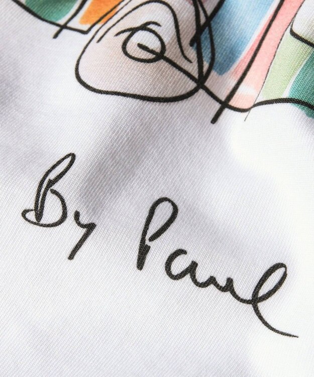 Paul Smith Drawn by Paul Striped Car Tシャツ ホワイト