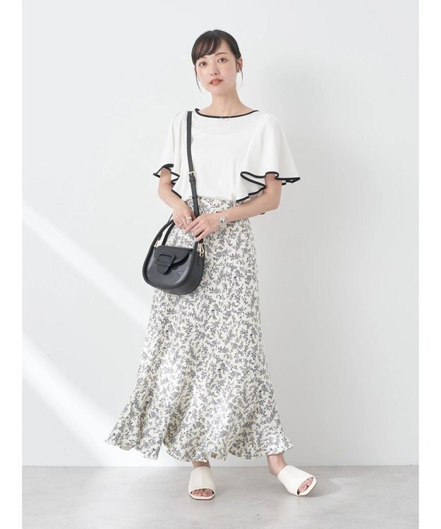 earth music&ecology リングハンドルバッグ Black