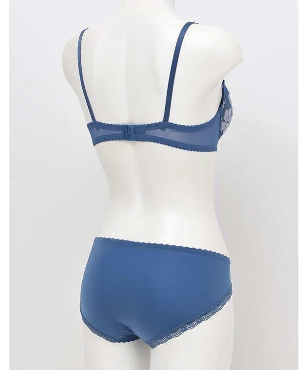 Wing WEB限定　ブラ＆ショーツセット　3/4カップブラ　ウイング／ワコール　CB3710 チャコールグレー