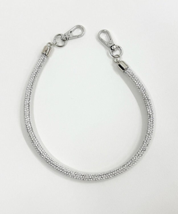 WEGO ビジューハンドストラップ シルバー