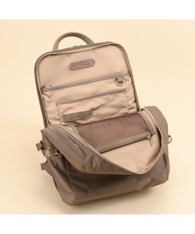 ACE BAGS & LUGGAGE W&.Day Night リッカ スクエアリュック A4サイズ 11712 ダブルアンドデイナイト ビジネスバッグ スモーキーピンク