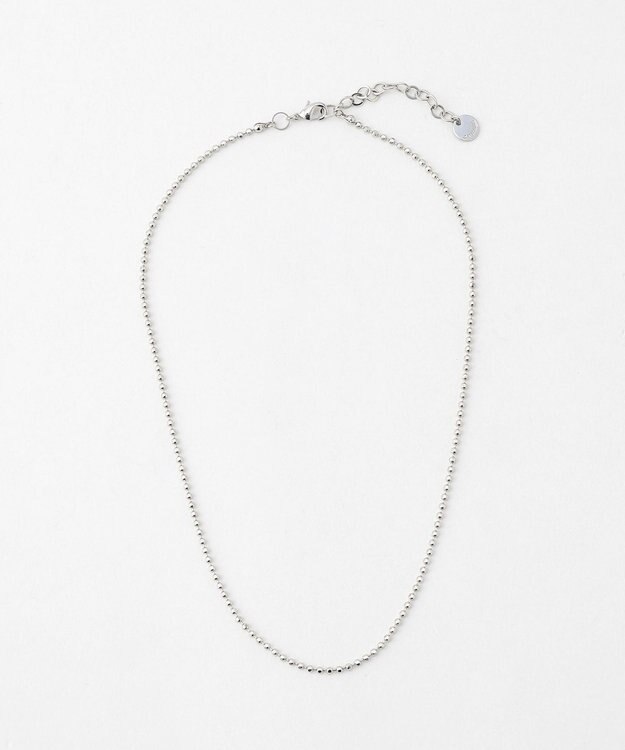 J.PRESS LADIES ドロップ 2連 ネックレス シルバー系