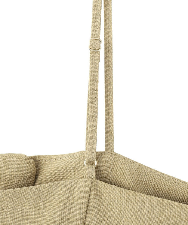 earth music&ecology 【セットアップ対応】フラップボタンビスチェ Light Beige