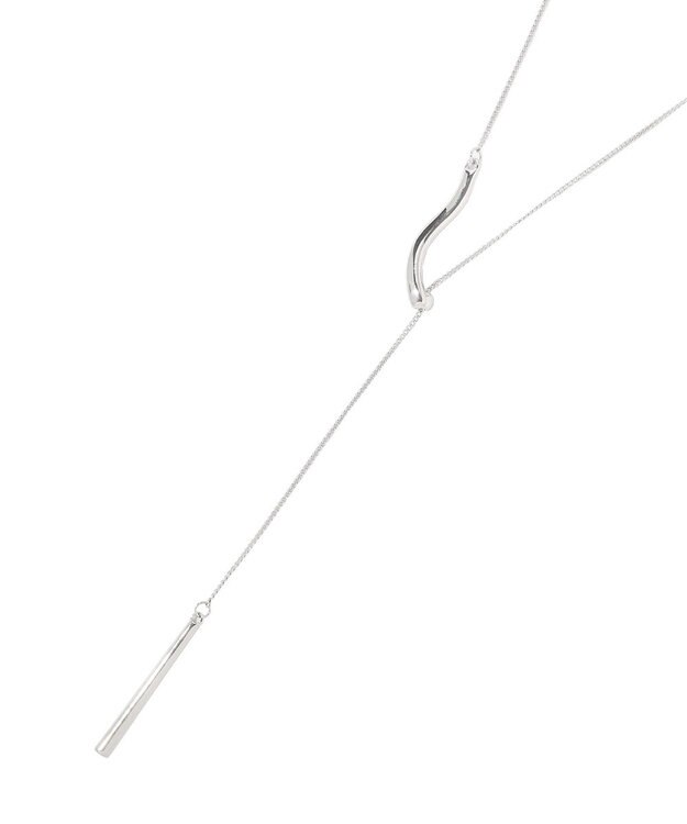 YECCA VECCA ウェービーメタルスライドラリエット Silver